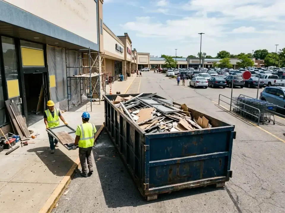 retail-store-renovation-debris-003 — frequently asked questions, Roll-off Dumpster Rentals in Sallisaw, OK